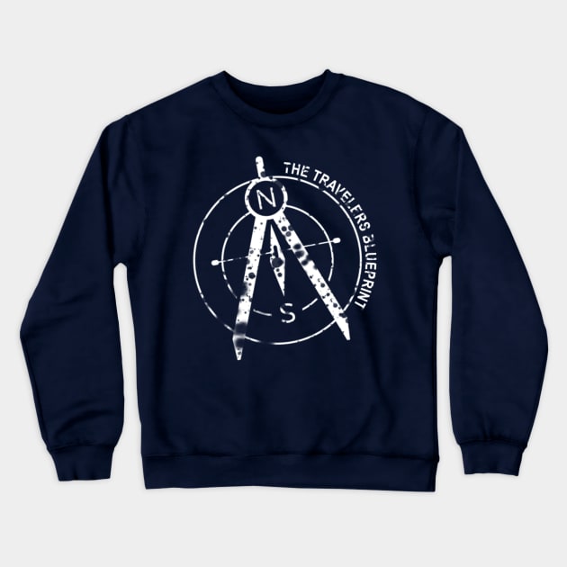 The Travelers Blueprint Crewneck Sweatshirt by The Travelers Blueprint